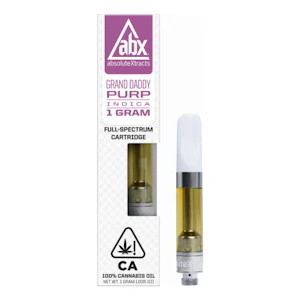Abx - 1G- GRAND DADDY PURP- FULL SPECTRUM- CARTRIDGE