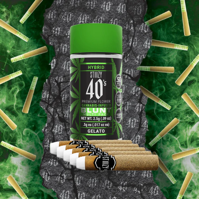 Stiiizy - 5PK- 0.5G- GELATO- 40'S- INFUSED- BLUNTS Main Image