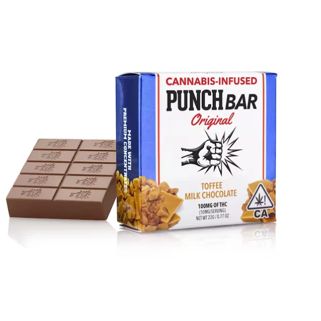 Punch - 1CT -  100MG - TOFFEE MILK CHOCOLATE Main Image