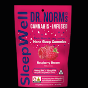 10CT- SLEEPWELL- RASPBERRY DREAM- NANO- GUMMIES