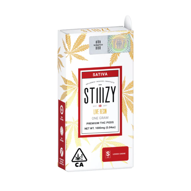 Stiiizy - 1G- LIVE RESIN- LEMON CREME- POD Main Image