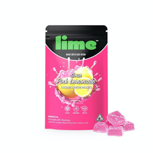 Lime - 10CT - SOUR PINK LEMONADE - LIVE RESIN - GUMMY