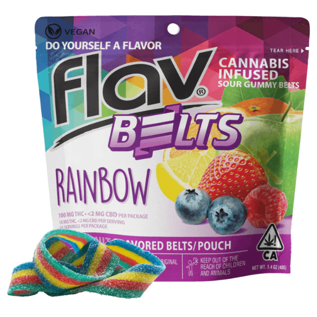 Flav - 10CT- RAINBOW- BELTS Main Image