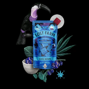 Kiva lost farm - 10CT- BLUEBERRY- LIVE RESIN- FRUIT CHEWS