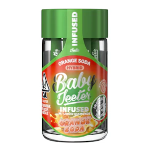 Jeeter - 5PK- 0.5G- ORANGE SODA- INFUSED- DIAMOND- BABY JEETER