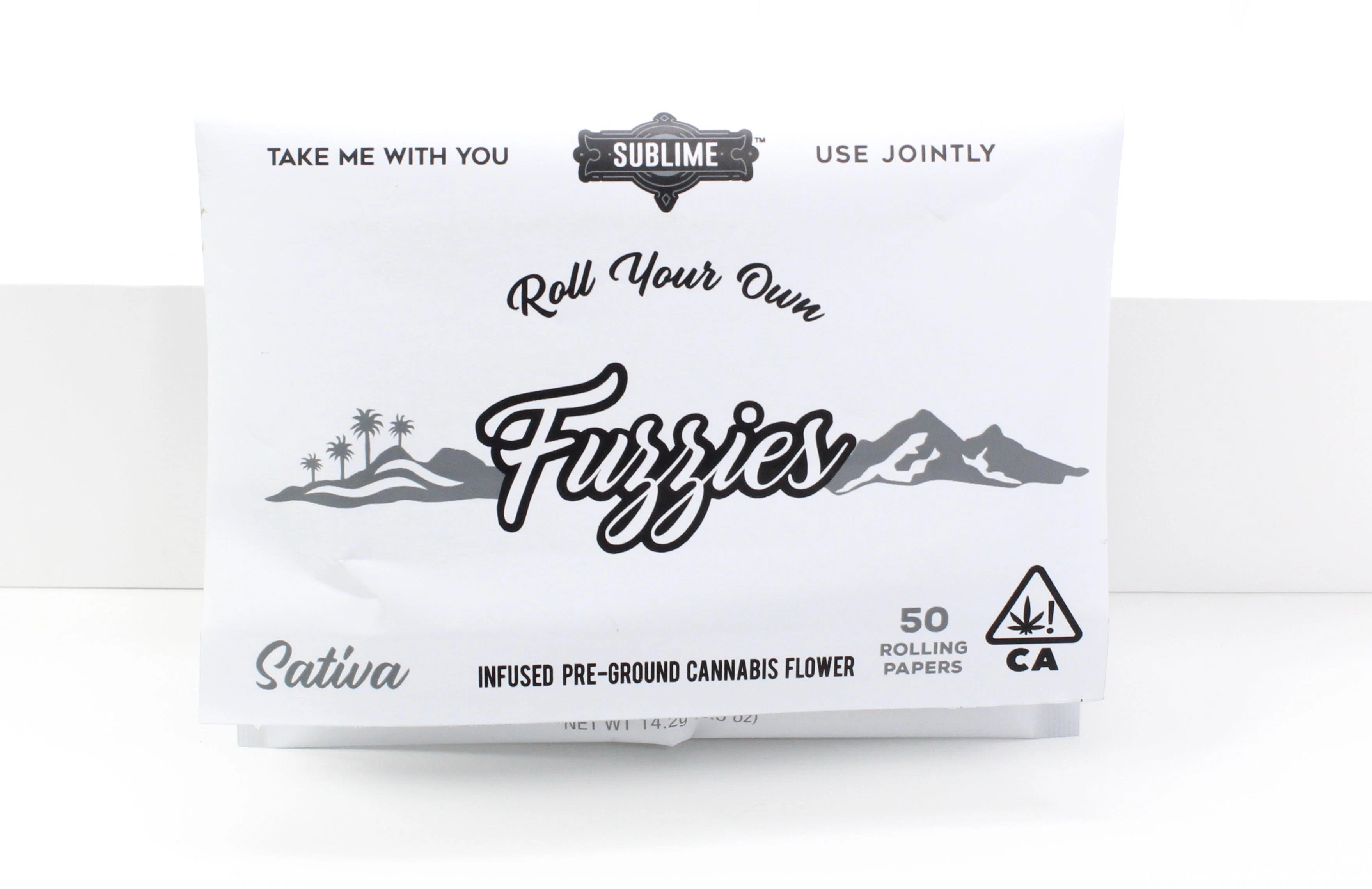 Fuzzies/sublime - 1/4 OZ- SATIVA- ROLL YOUR OWN- INFUSED FLOWER Main Image