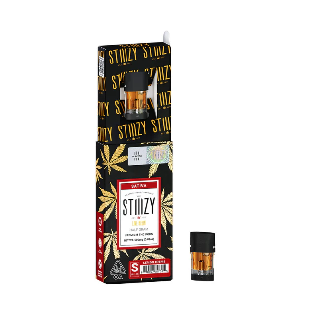 Stiiizy - 0.5G- LIVE RESIN- LEMON CREME- POD Main Image