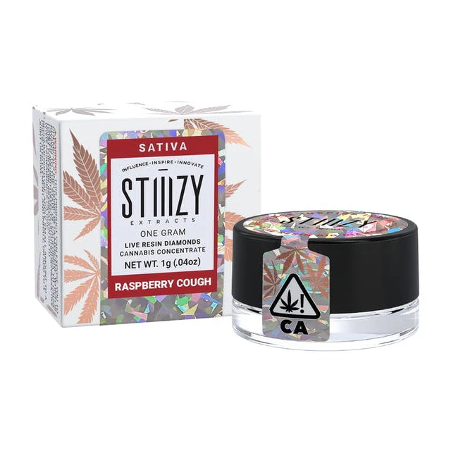 Stiiizy - 1G- RASPBERRY COUGH- LIVE RESIN DIAMONDS Main Image