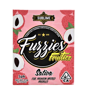 Fuzzies - 5PK- 0.5G- LYCHEE KUSH- INFUSED- PREROLLS