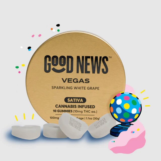 Good news - 10CT- VEGAS- SPARKLING WHITE GRAPE- SOUR Main Image