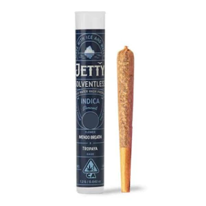 Jetty - 1.2G - MENDO BREATH X TROPAYA SOLVENTLESS HASH INFUSED -PREROLL