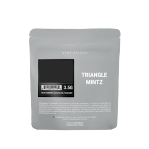 Stiiizy - 1/8 OZ- TRIANGLE MINTZ- GREY- LIGHT ASSIST