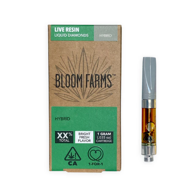 Bloom farms - 1G- KING'S FIRE OG- LIVE RESIN- CARTRIDGE Main Image