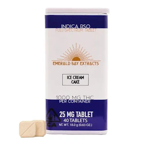 Emerald bay extracts - 40CT- ICE CREAM CAKE- RSO- TABLET