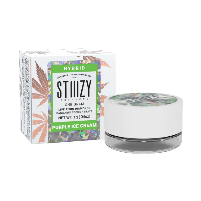 Stiiizy - 1G- PURPLE ICE CREAM- LIVE RESIN DIAMONDS Main Image