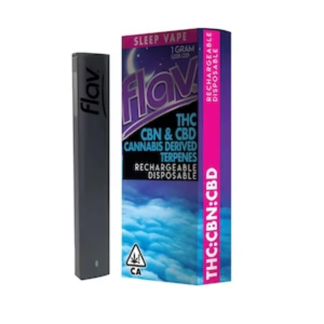 Flav - 1G - BLUEBERRY OG - CBN SLEEP - DISPOSABLE Main Image
