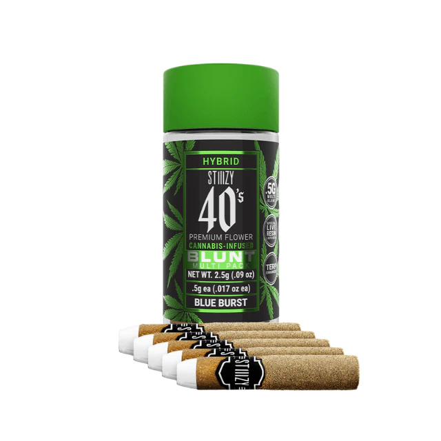 Stiiizy - 5PK-0.5G- BLUE BURST- 40'S- INFUSED- BLUNTS Main Image