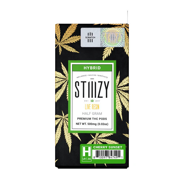 Stiiizy - 0.5G- LIVE RESIN- CHERRY SUNSET- POD Main Image