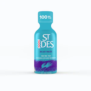 St. ides - 4 FL OZ- BLUE RAZZ- SHOT