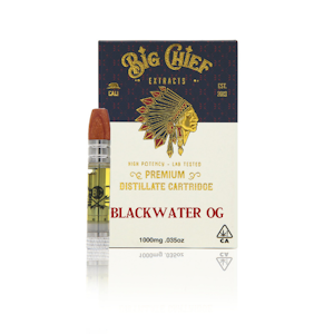 Big chief - 1G- BLACKWATER OG- CARTRIDGE