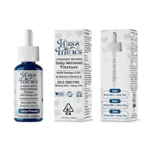 Fuss & friends - 20:1- CBD:THC- LARGE FRIENDS- PET TINCTURE
