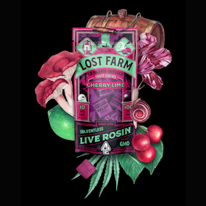 Kiva lost farm - 10CT- CHERRY LIME- ROSIN- FRUIT CHEWS