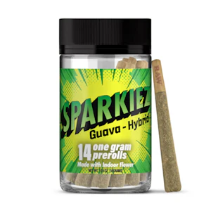 Sparkiez - 14PK- 1G- HYBRID- GUAVA- PRE ROLLS