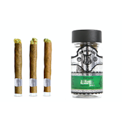 3PK- 0.85G- EL BLUNTITO- SILVER VERDE- DIAMOND INFUSED