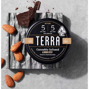 Terra - 20CT- ALMOND BITES- DARK CHOCOLATE- 1:1