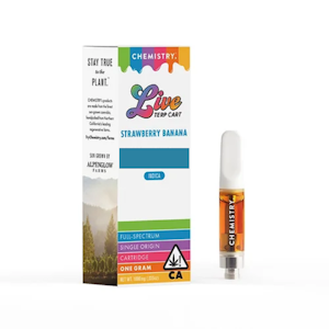 Chemistry - 1G- STRAWBERRY BANANA- LIVE TERP CART