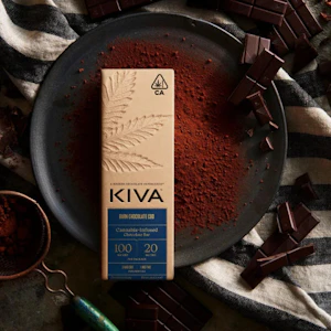 Kiva - CBD 5:1- DARK CHOCOLATE- BAR