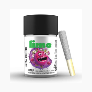 Lime - 5PK- ULTRA- BUBBA YUM- INFUSED