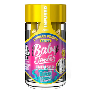 Jeeter - 5PK- 0.5G- DURBAN POISON- INFUSED- BABY JEETER