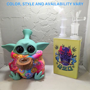 Cannablue - GLASS- DOUBLE BLACK