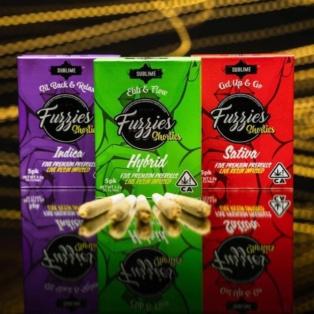 Fuzzies - 5PK- 0.7G- INDICA- MASTER BUBBA- INFUSED- SHORTIES Main Image