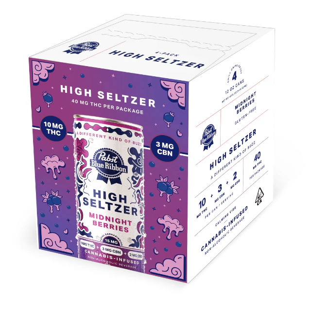 Pabst blue ribbon - 4PK- PBR- MIDNIGHT BERRIES- CBN- HIGH SELTZER Main Image