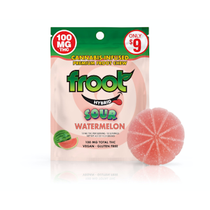 Froot - SINGLE- 100MG- SOUR WATERMELON- GUMMY