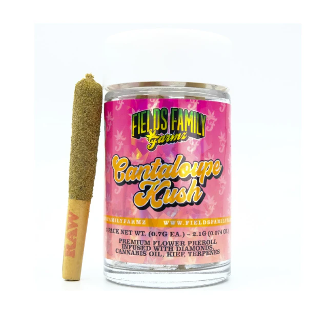 Fields family farmz - 3PK- 0.7G- CANTALOUPE KUSH- INFUSED Main Image