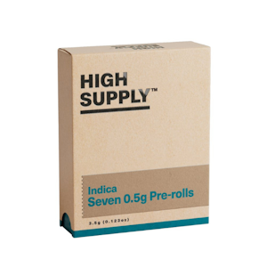 High supply - 7PK- 0.5G- INDICA- PRE ROLLS