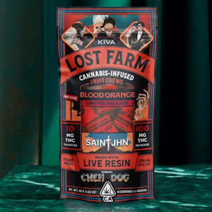 Kiva lost farm - 10CT- BLOOD ORANGE- FRUIT CHEW