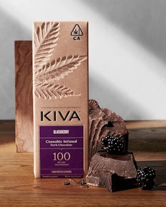 BLACKBERRY- DARK CHOCOLATE- BAR- 100MG