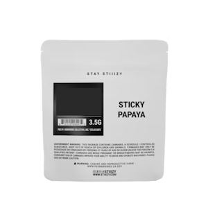 Stiiizy - 1/8 OZ- STICKY PAPAYA- WHITE- SUN GROWN