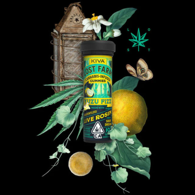 Kiva lost farm - 10CT- YUZU FIZZ- ROSIN- GUMMIES Main Image