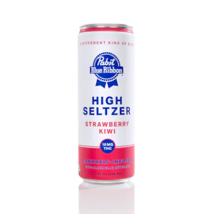 Pabst blue ribbon - SINGLE- PBR- STRAWBERRY KIWI- HIGH SELTZER