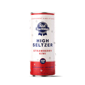 Pabst blue ribbon - SINGLE- PBR- STRAWBERRY KIWI- HIGH SELTZER
