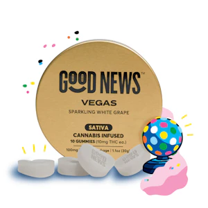 Good news - DISCOUNTED - 10CT- VEGAS-SPARKLING WHITE GRAPE