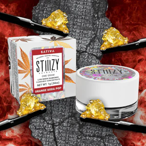Stiiizy - 1G- ORANGE SODA POP- LIVE RESIN DIAMONDS