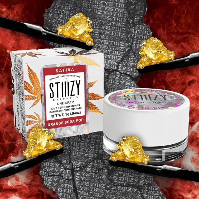 Stiiizy - 1G- ORANGE SODA POP- LIVE RESIN DIAMONDS Main Image