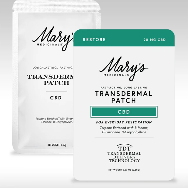 Mary's medicinals - SINGLE PATCH- CBD Main Image