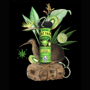 Kiva lost farm - 10CT - SOUR KIWI -  LIVE RESIN GUMMY